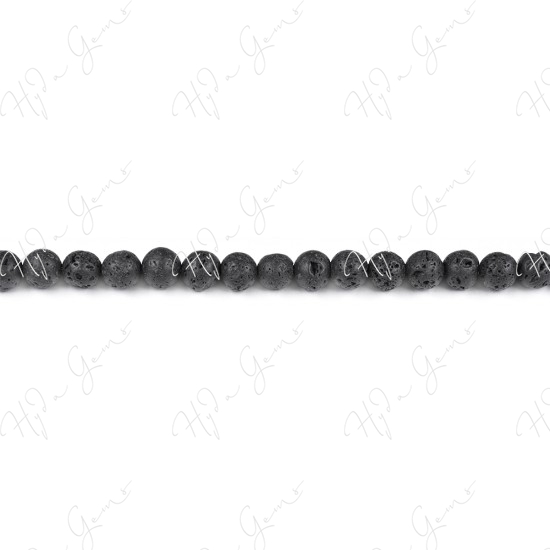 Lava Stone Round Beads