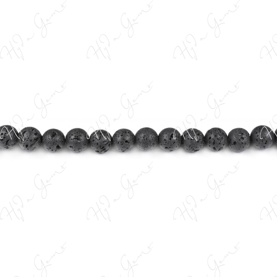 Lava Stone Round Beads