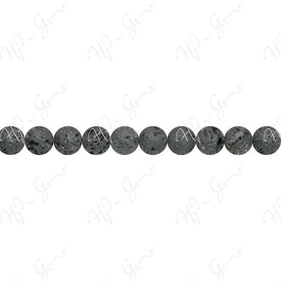 Lava Stone Round Beads