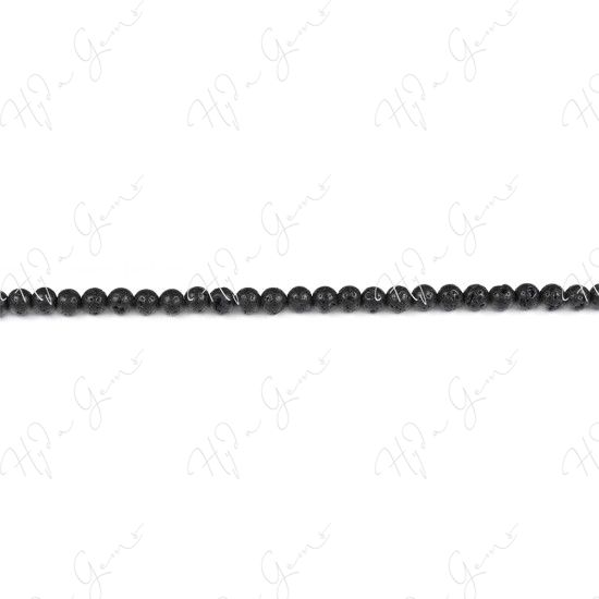 Lava Stone Round Beads