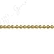 Lava Stone Carat Gold Color Plated Round Beads