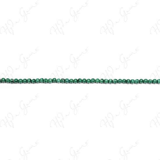 Malachite Round Beads (2A)