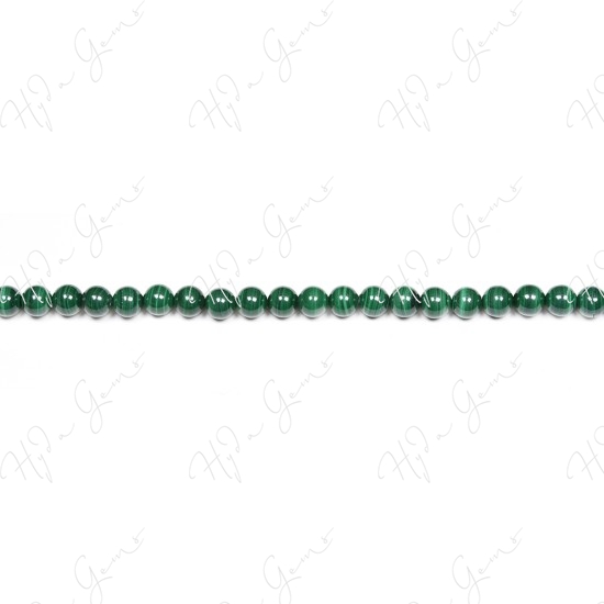 Malachite Round Beads (2A)