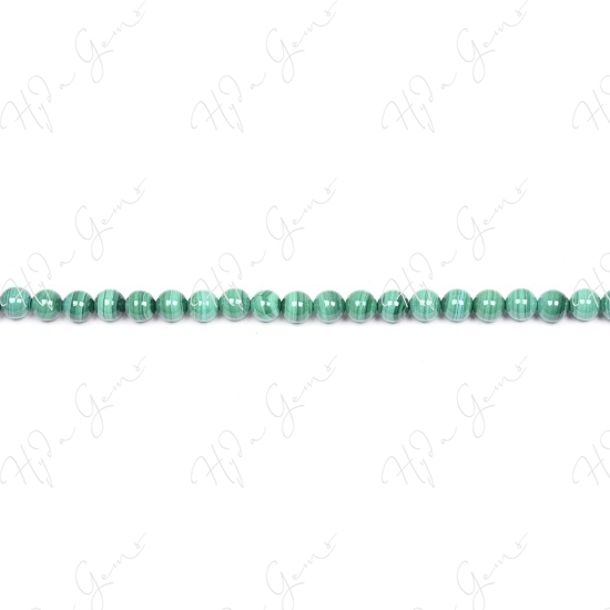 Malachite Round Beads