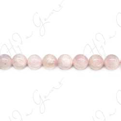 Morganite Round Beads (A)