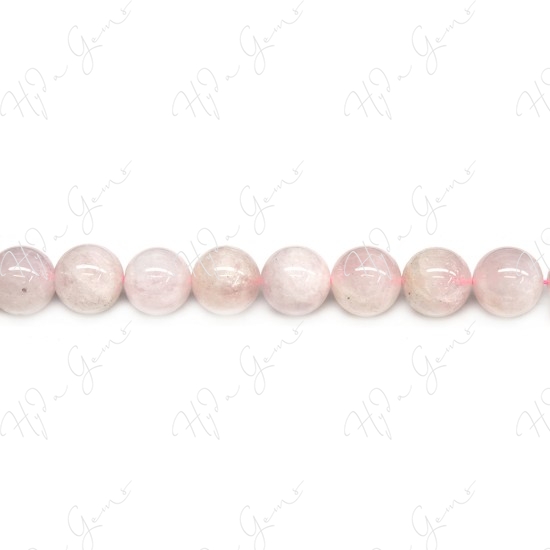 Morganite Round Beads (A)