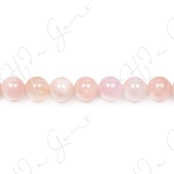 Morganite Multi-Color Round Beads