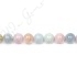 Morganite Mix Color Round Beads