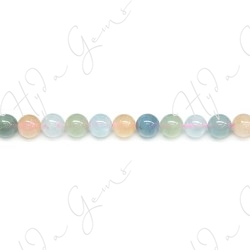 Morganite Mix Color Round Beads(A)