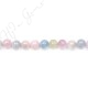 Morganite Mix Color Round Beads