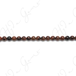 Mahagony Round Beads