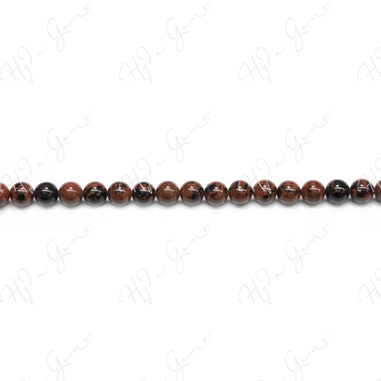 Mahagony Round Beads