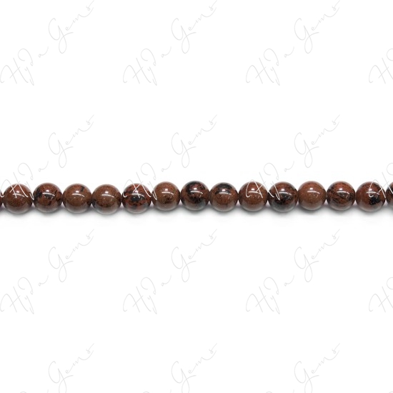 Mahagony Round Beads