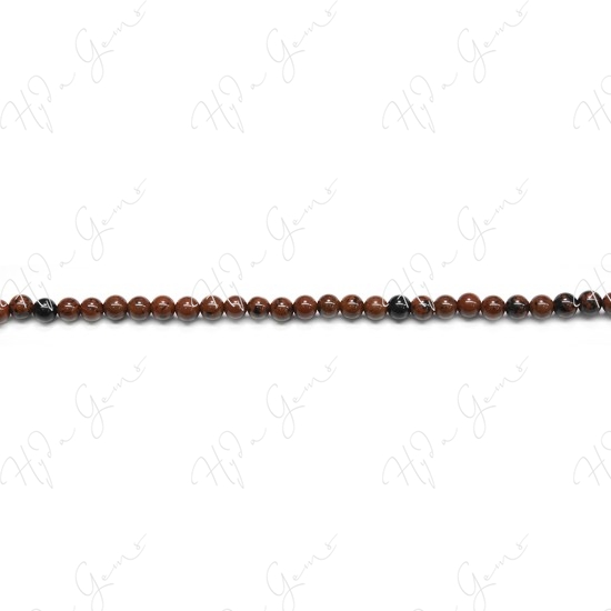 Mahagony Round Beads