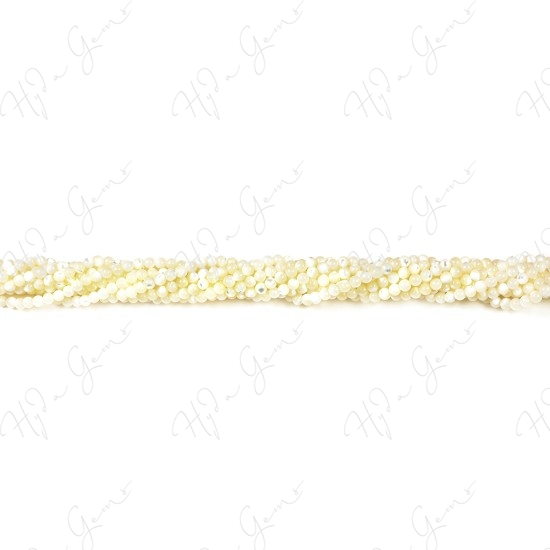 MOP (White) Round Beads