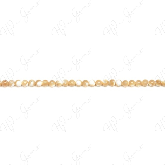 MOP (Brown) Round Beads