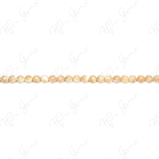 MOP (Brown) Round Beads