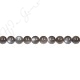 Black Moonstone Round Beads (2A)