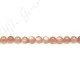 Orange Moonstone Round Beads (2A)