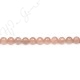 Orange Moonstone Round Beads (A)