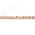 Orange Moonstone Round Beads (AB)