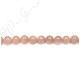 Orange Moonstone Round Beads (A)