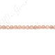 Orange Moonstone Round Beads (A)