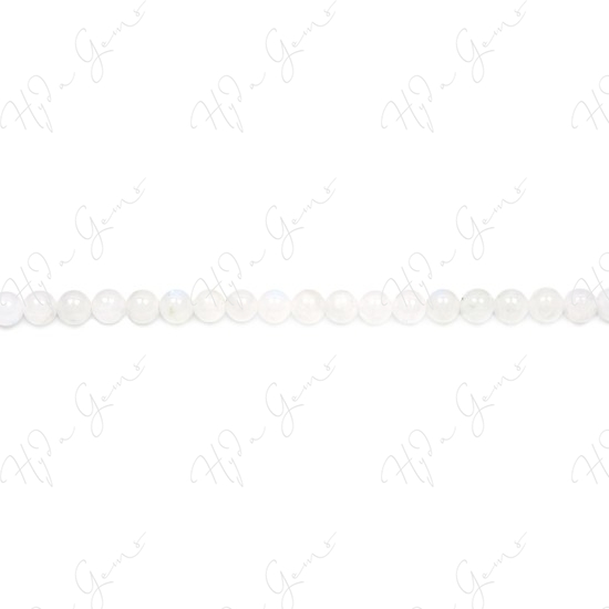 Rainbow Moonstone Round Beads (A)