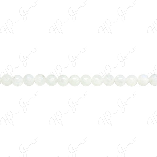 Rainbow Moonstone Round Beads (2A)