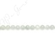 White Moonstone Round Beads (2A)