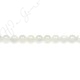 White Moonstone Round Beads (2A)