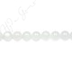 White Moonstone Round Beads (2A)