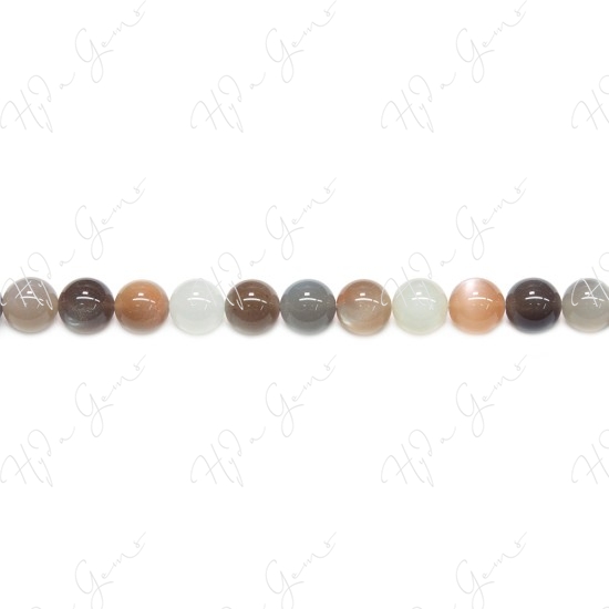 Moonstone Mix Color Round Beads (A)