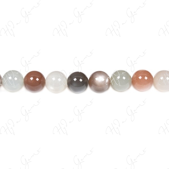 Moonstone Mix Color Round Beads