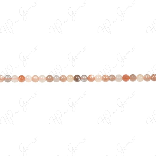 Moonstone Mix Color Round Beads