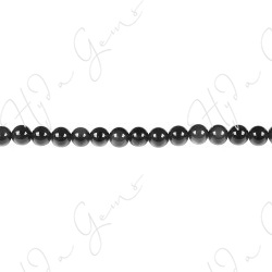 Grey Obsidian Round Beads