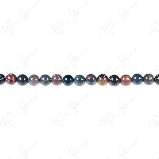 Blood Stone Round Beads