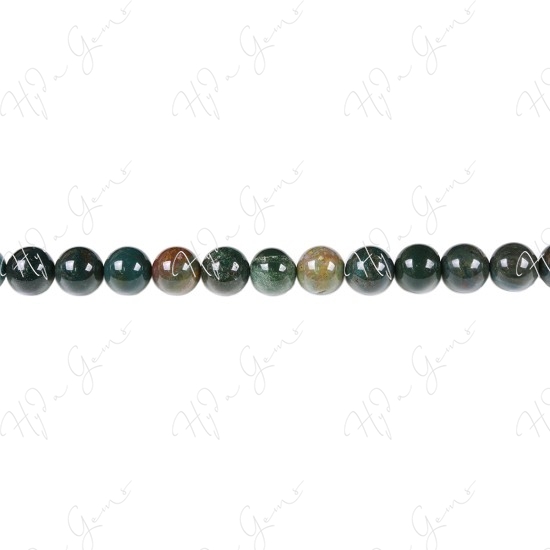 Blood Stone Round Beads