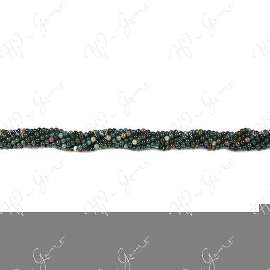 Blood Stone Round Beads