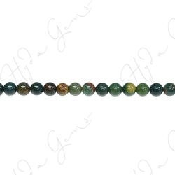 Blood Stone Round Beads (A)