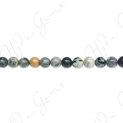 Picasso Jasper Round Beads