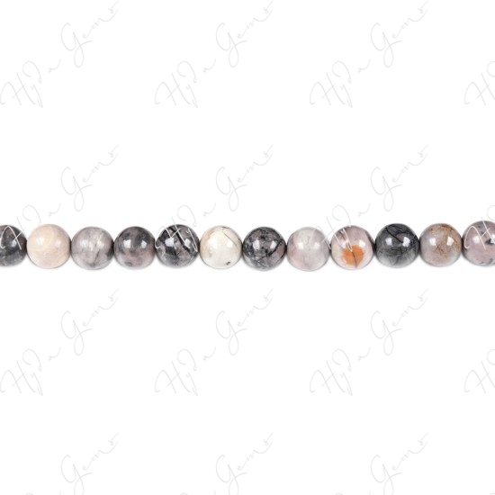 Picasso Jasper Round Beads