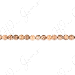 Picture Jasper Round Beads