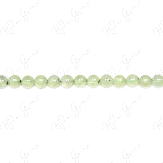 Prehnite Round Beads