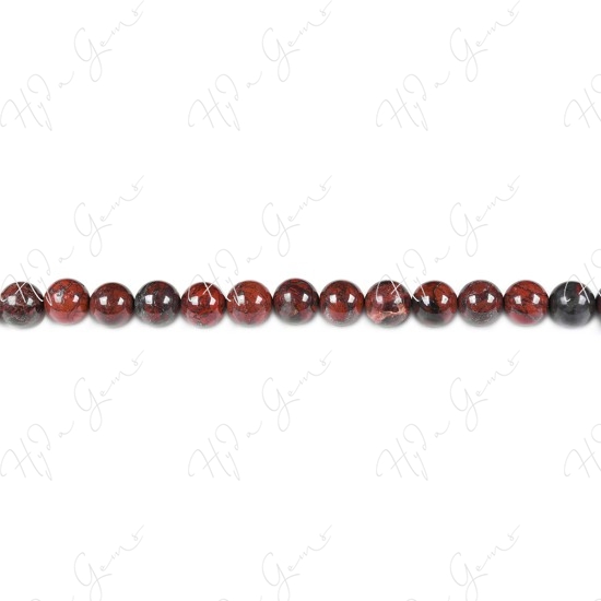 Poppy Jasper Round Beads