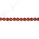 Red Agate Round Beads