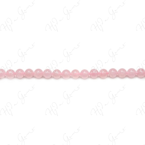 Natural Rose Quartz Round Beads