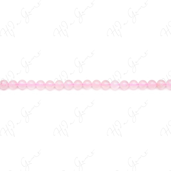 Natural Rose Quartz Round Beads