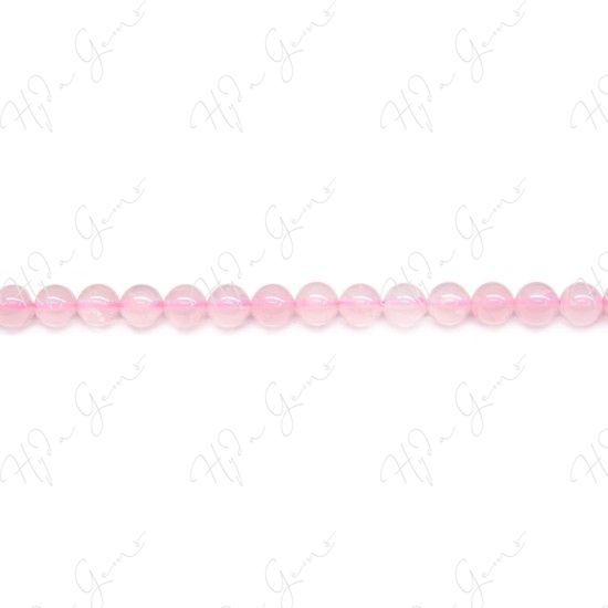 Natural Rose Quartz Round Beads