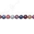 Mixed Ruby & Sapphire Round Beads